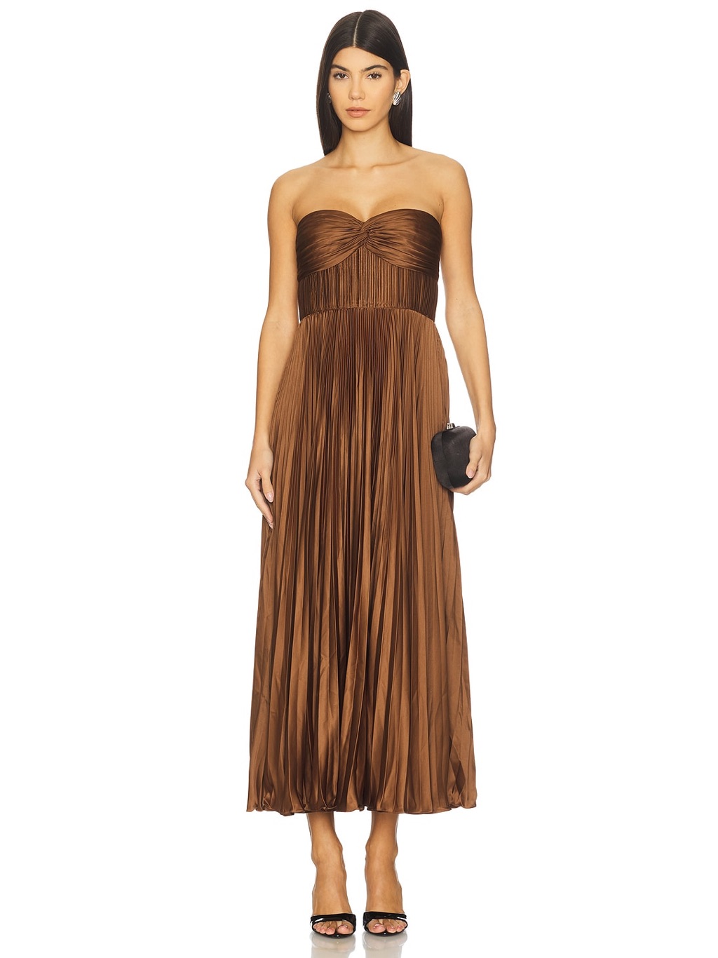Nwt Amur Belle Dress In Nutmeg